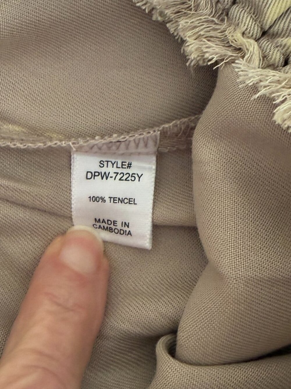 Premium Tencel Mineral Wash Flowy Wide Leg Pants Soft Drapey Neutral Loose Boho - Picture 10 of 12